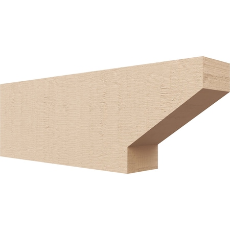 Ekena Millwork 2in. W x 4in. H x 12in. L Clemmons Woodgrain TimberThane Rafter Tail, Primed Tan RFTUR02X04X12CLERCPR